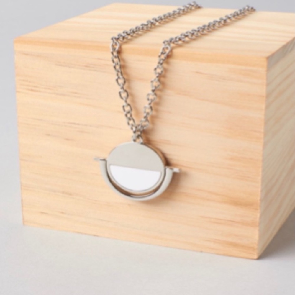 Baublebar Snowfall Reversible Pendant Necklace